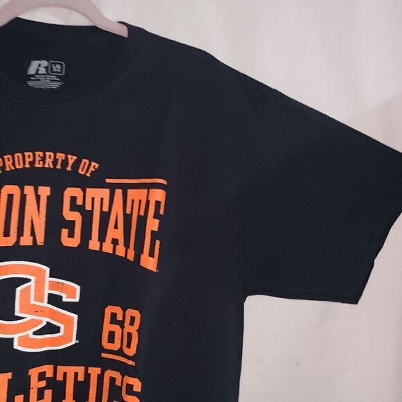 Russell Oregon State Athletics Black T-shirt Size L - Picture 4 of 7